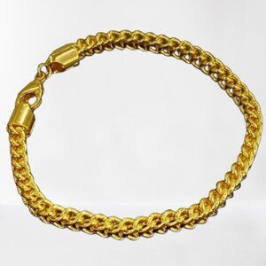 Miami Curb Mens Bracelet 14K GF 8" 12.9g  Pulsera de Hombre Stylish Design Gifts